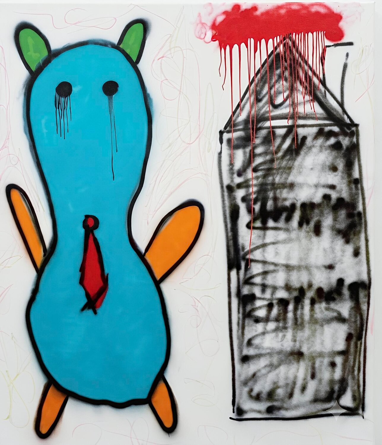 Internal Architecture Michal Ozana Original painting for sale