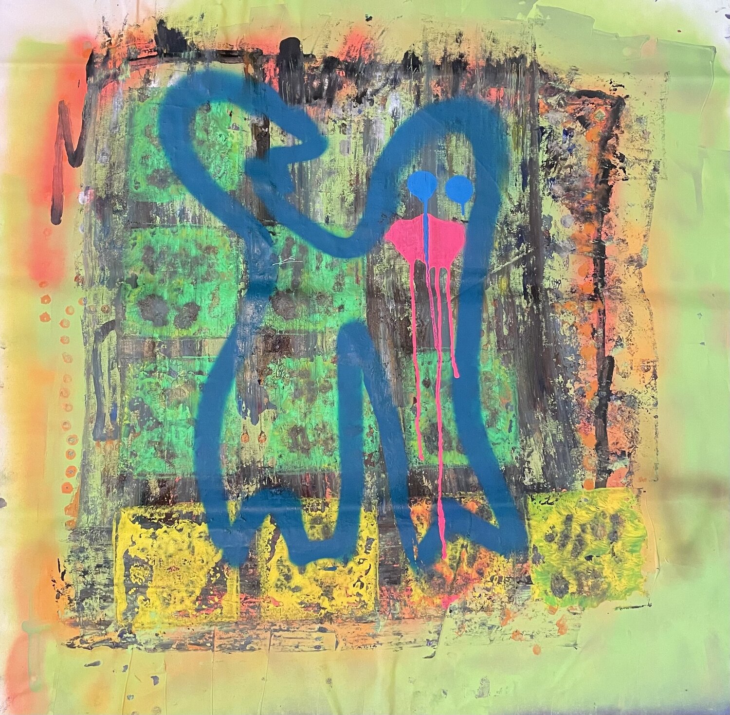 Up and down Michal Ozana Original painting for sale