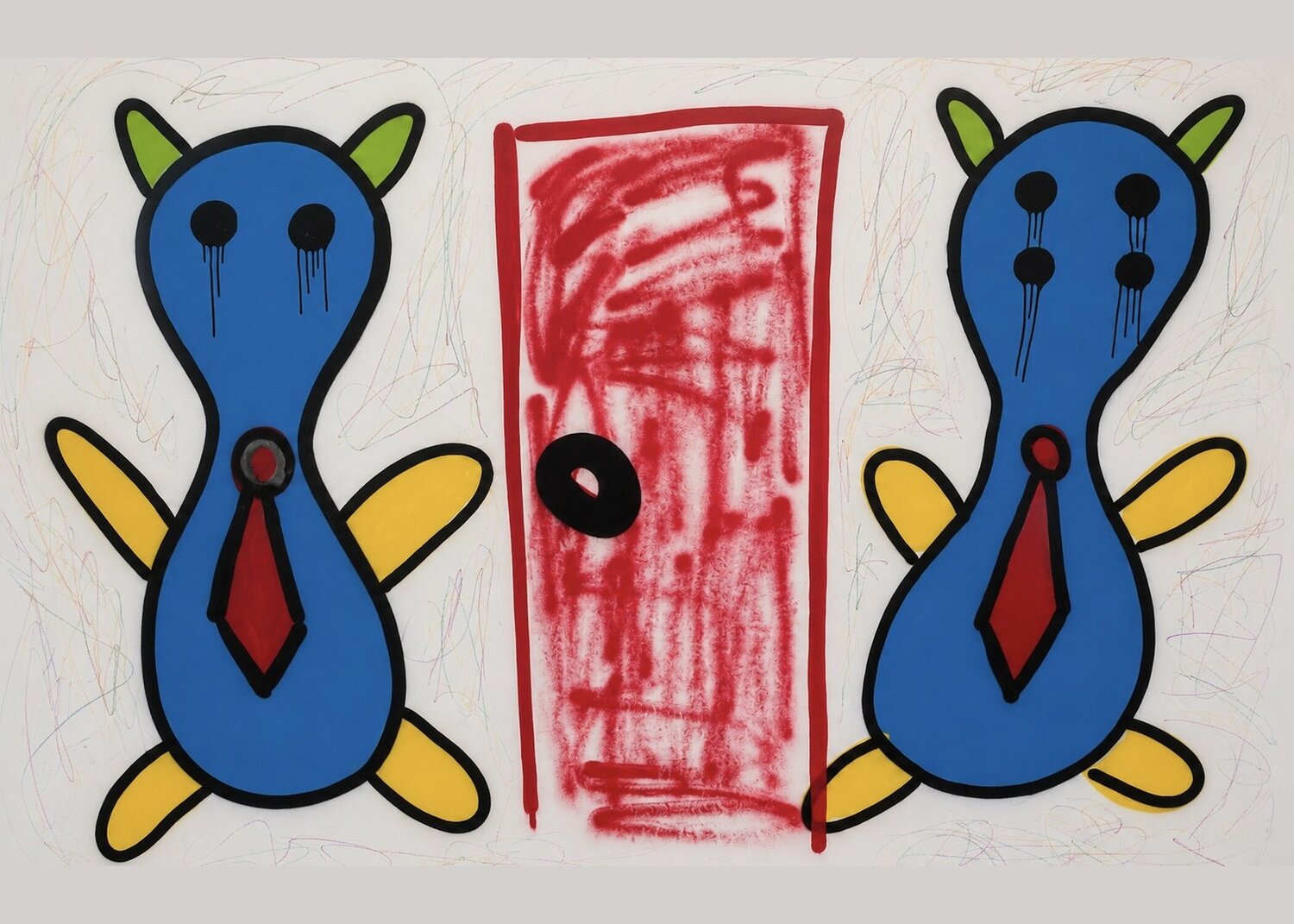 Behind the Door Michal Ozana Original painting for sale
