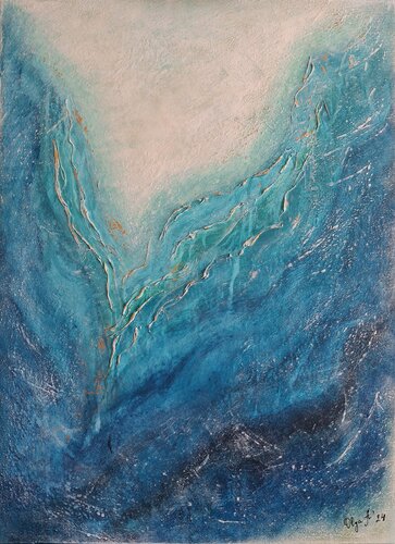 La Isla del Deseo by Olga Abrakhimova, Painting for Sale on Select