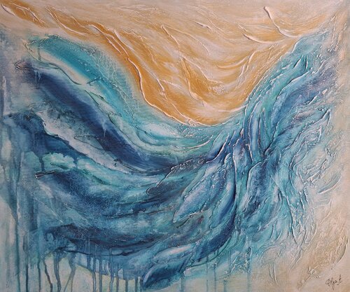 Génesis del Movimiento by Olga Abrakhimova, Painting for Sale on Select