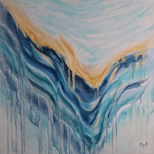 Donde Nace la Corriente by Olga Abrakhimova, Painting for Sale on Select