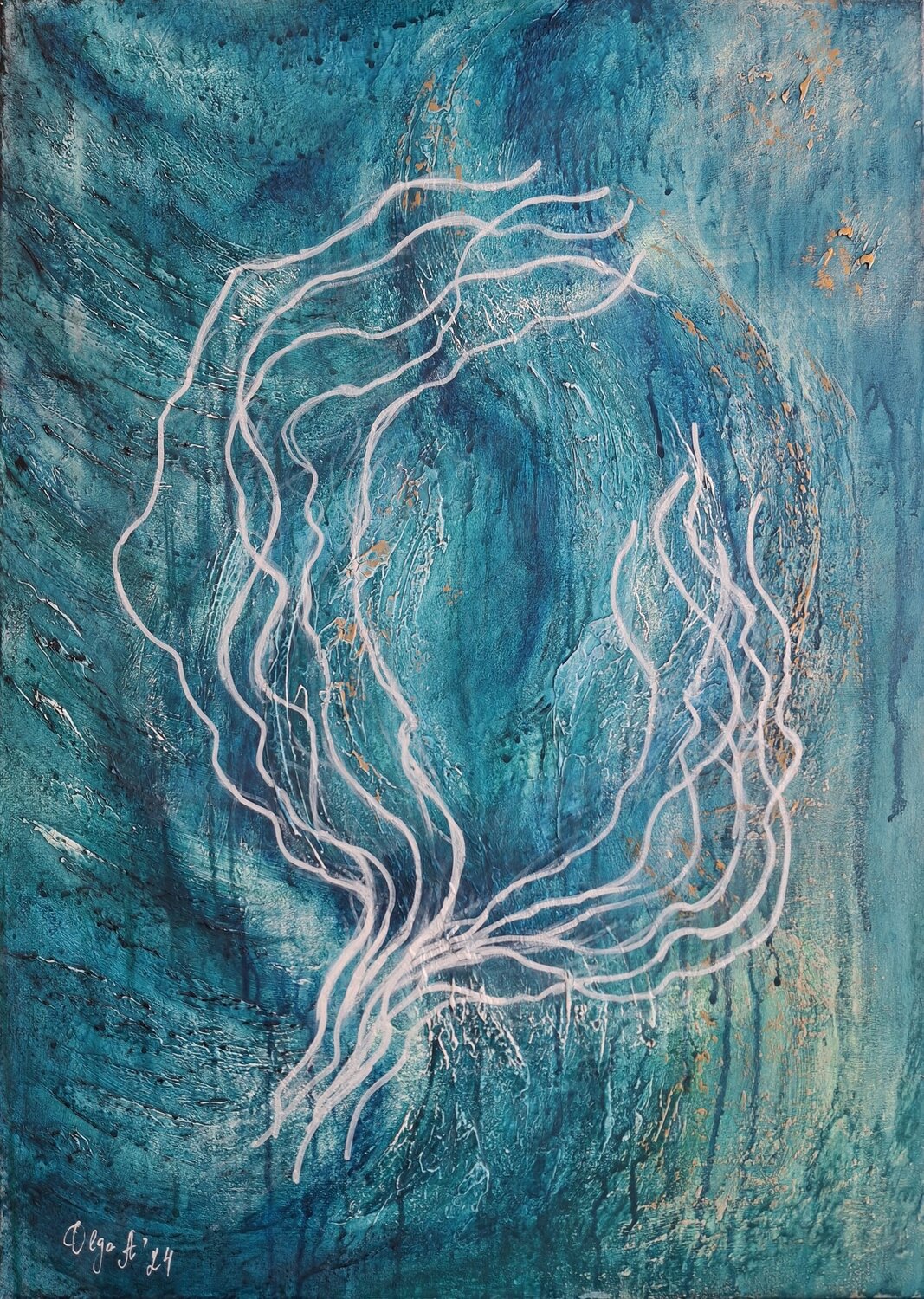 Un Enigma Olga Abrakhimova Original painting for sale