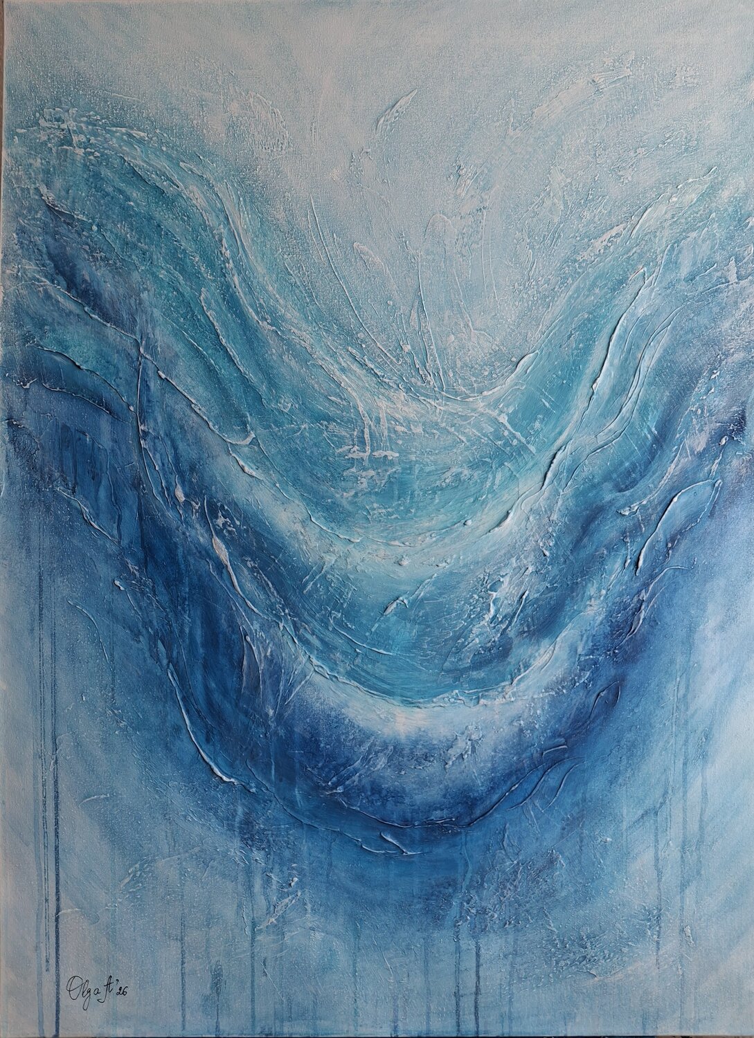 Agua Mística Olga Abrakhimova Original painting for sale