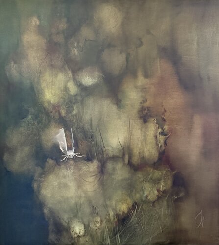 Moonmoth by Silga Ivanova, Painting for Sale on Select