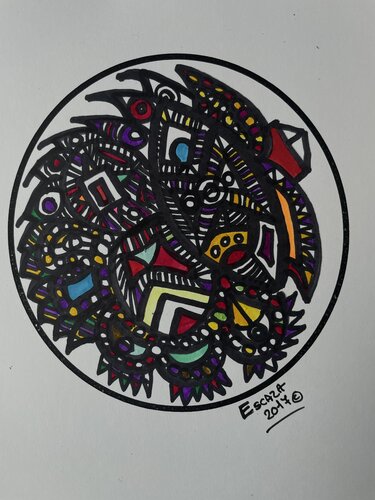 Trazo Nocturno I by Garay Art, Drawing for Sale on Select