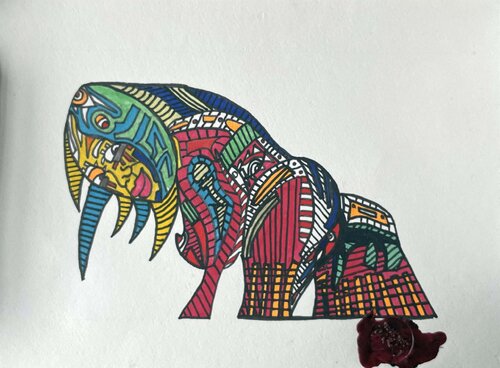 Gesto Suspendido by Garay Art, Drawing for Sale on Select