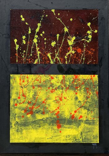 Hidden Layers on Layers A2 by Garay Art, Painting for Sale on Select