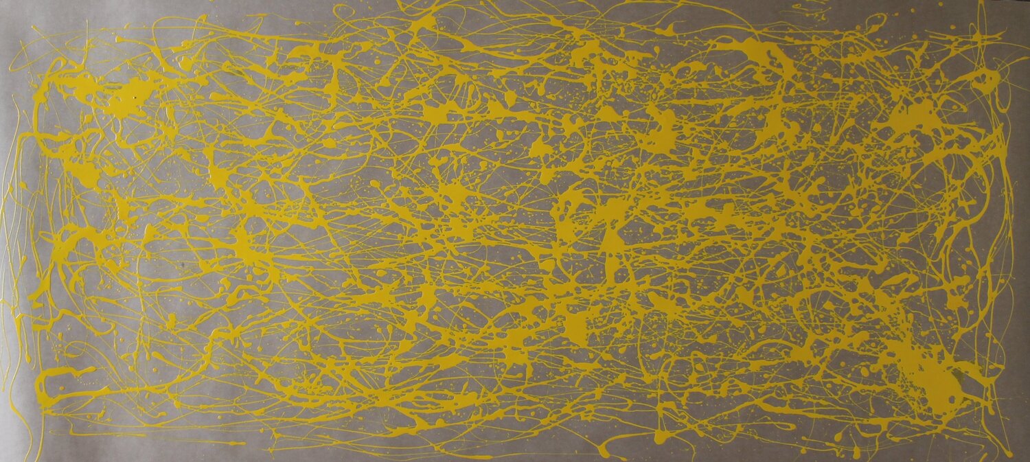 Yellow  Energy Garay Art Original painting for sale