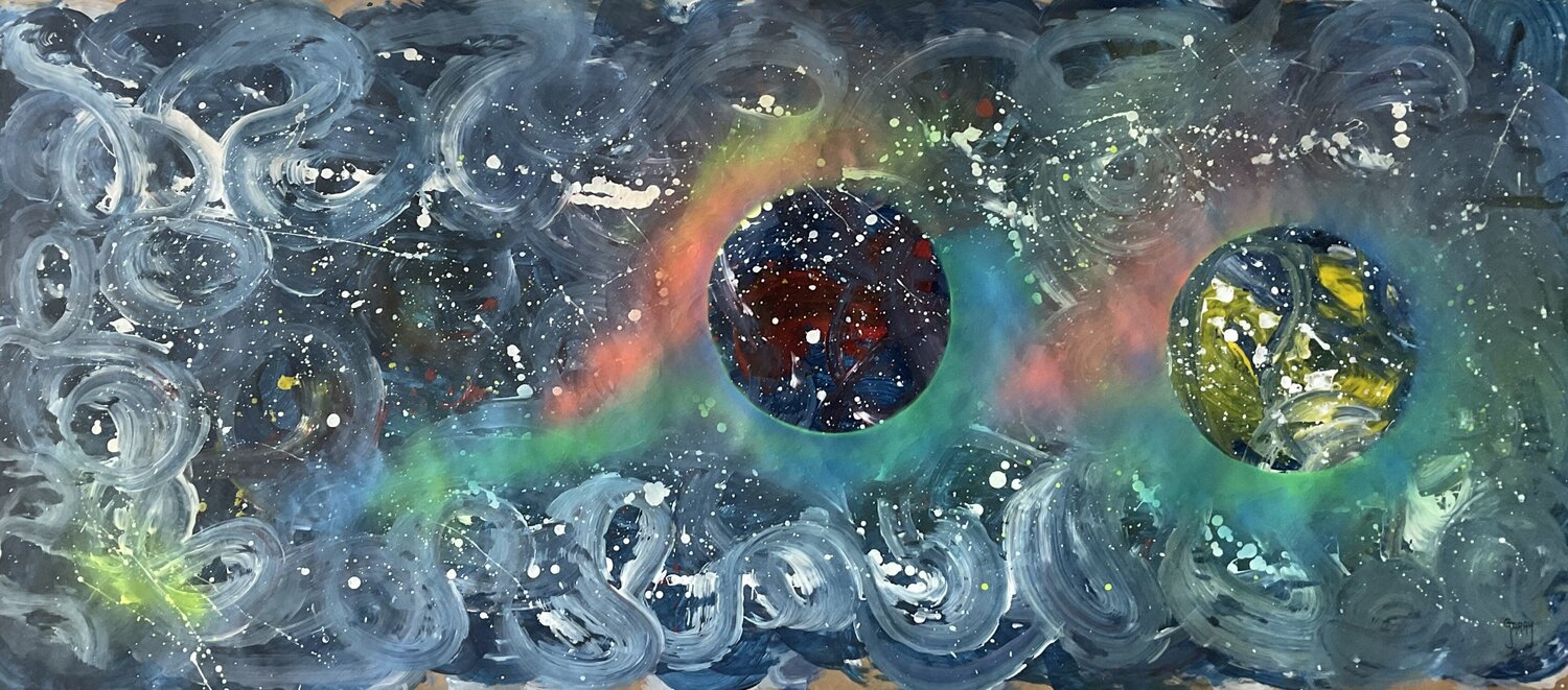 Universe 001 Garay Art Original painting for sale