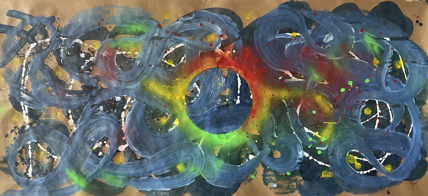 Universe 002 Garay Art Original painting for sale