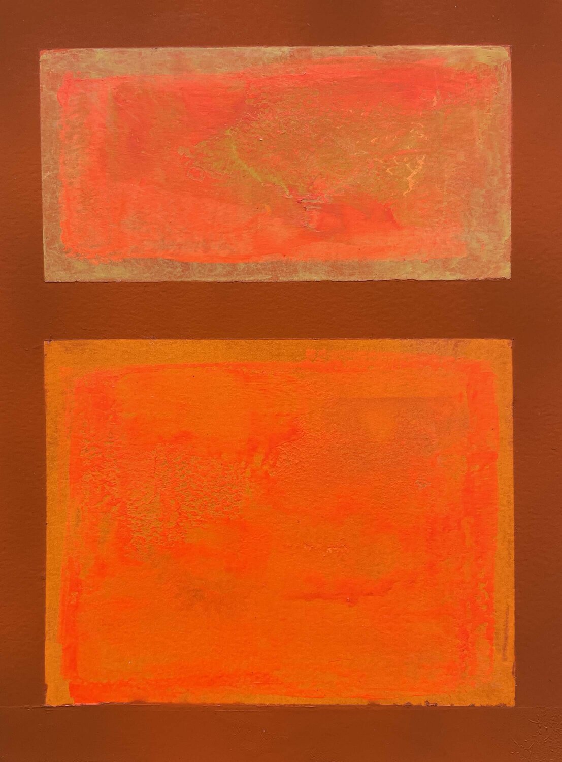 Anatomy of the Orange Gesture A4 006 Garay Studio Original painting for sale