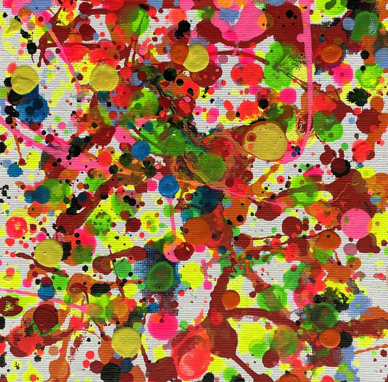 P004 Little style Pollock Garay Studio Original painting for sale