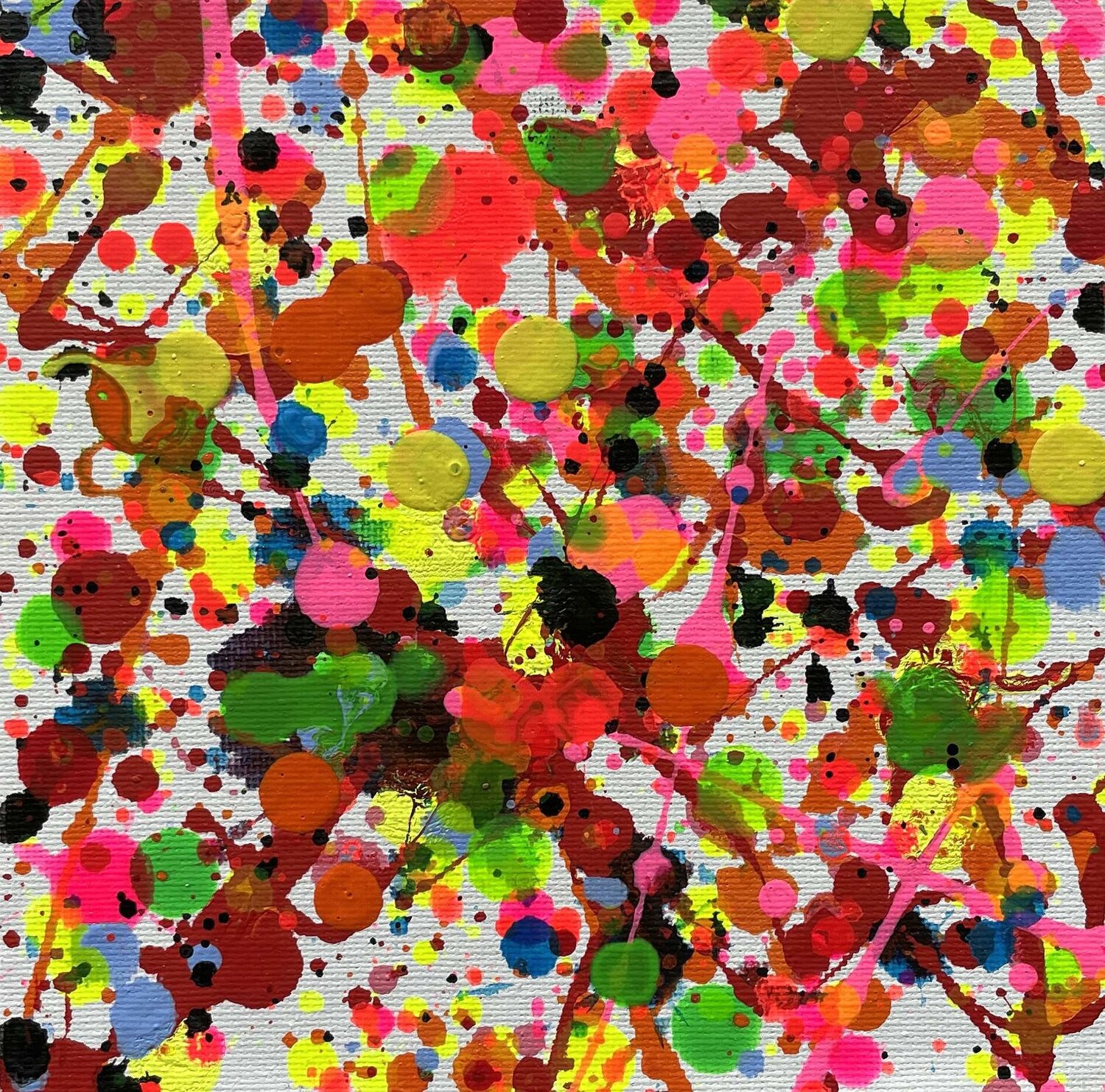 P007 Little style Pollock Garay Studio Original painting for sale