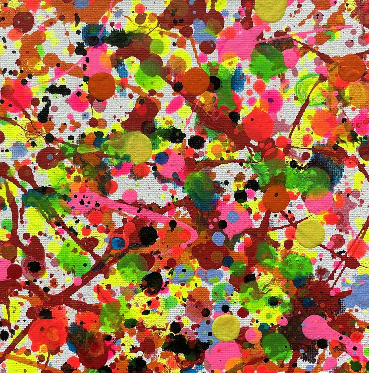 P011 Little style Pollock Garay Studio Original painting for sale