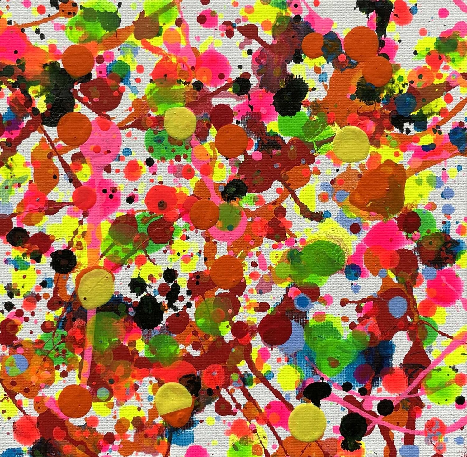 P012 Little style Pollock Garay Studio Original painting for sale