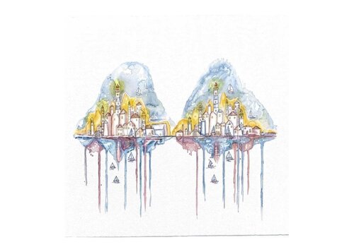 Islas de vigilia by Rosa Sebastia, Painting for Sale on Select