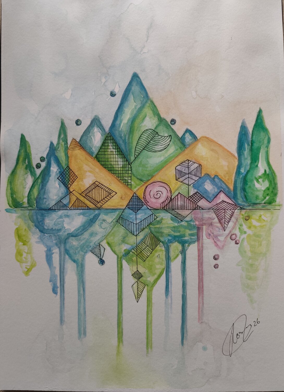 Cartografía interior Rosa Sebastia Original painting for sale