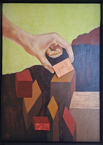 Putting the world back together by Natasha Haydon, Painting for Sale on Select