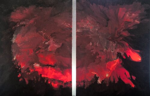 Luminous Red Nova – LRN by jerin kruja, Painting for Sale on Select