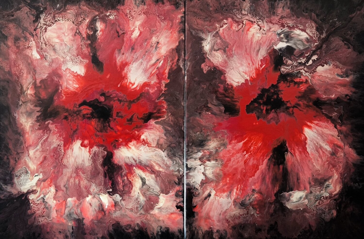 Rebel Red jerin kruja Original painting for sale
