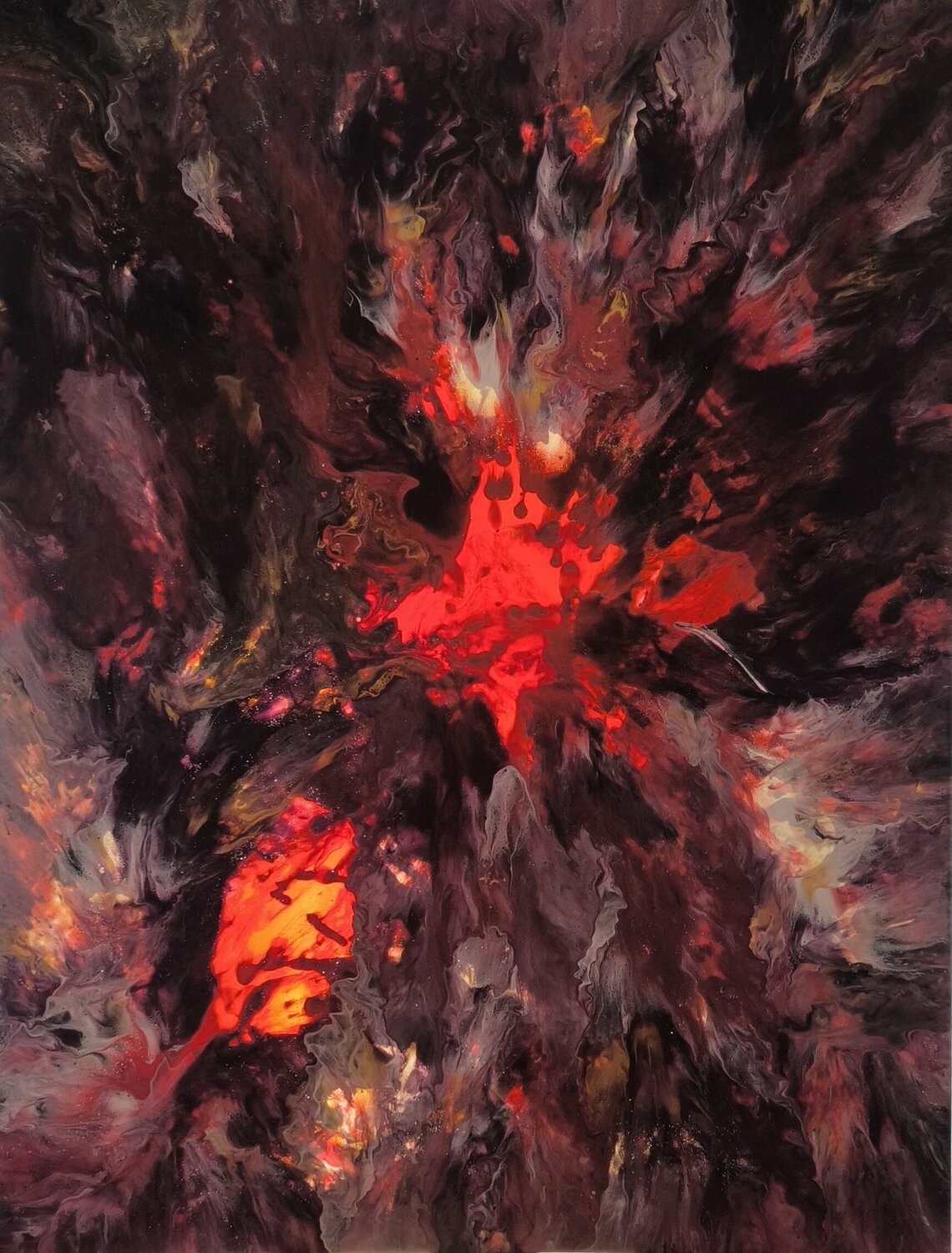 Baba Jaga jerin kruja Original painting for sale