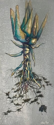 Uprooted by Elaine Marx, Painting for Sale on Select