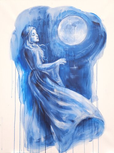 Midnight Dance by Martina Radilová, Painting for Sale on Select