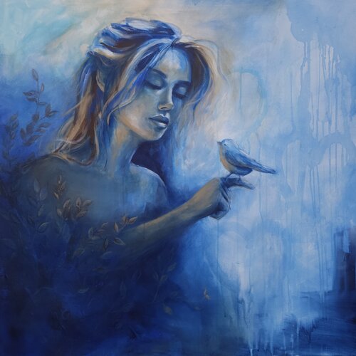 Silent Harmony I by Martina Radilová, Painting for Sale on Select