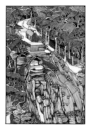 GUERNSEY | LE GUET by Natasha K. He, Drawing for Sale on Select