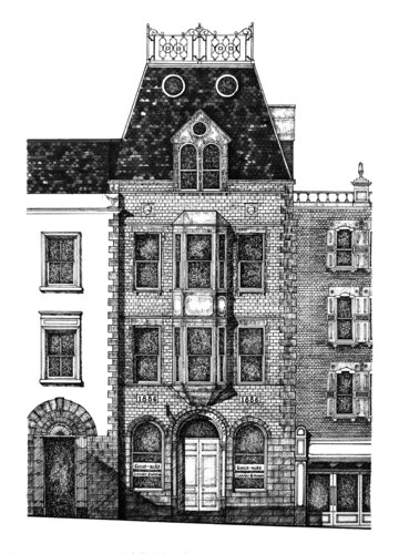GUERNSEY | GUILLE-ALLÈS LIBRARY by Natasha K. He, Drawing for Sale on Select