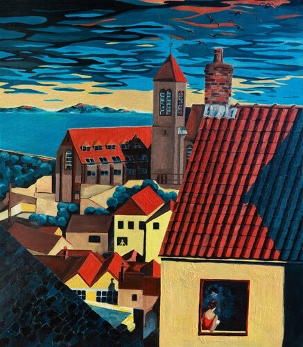 GUERNSEY | ISLAND ARCHIVES by Natasha K. He, Painting for Sale on Select