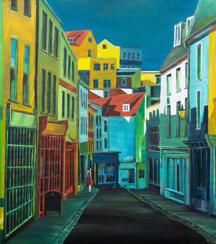 GUERNSEY | MILL ST by Natasha K. He, Painting for Sale on Select