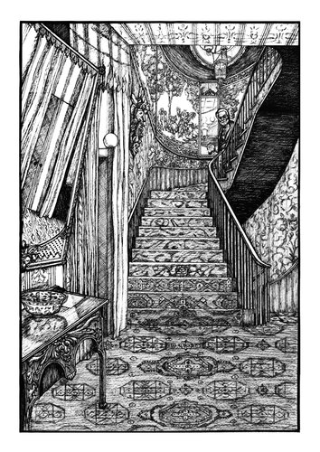 Guernsey | Hauteville House | In the steps of Victor Hugo von Natasha K. He, Zeichnungen kaufen auf Select