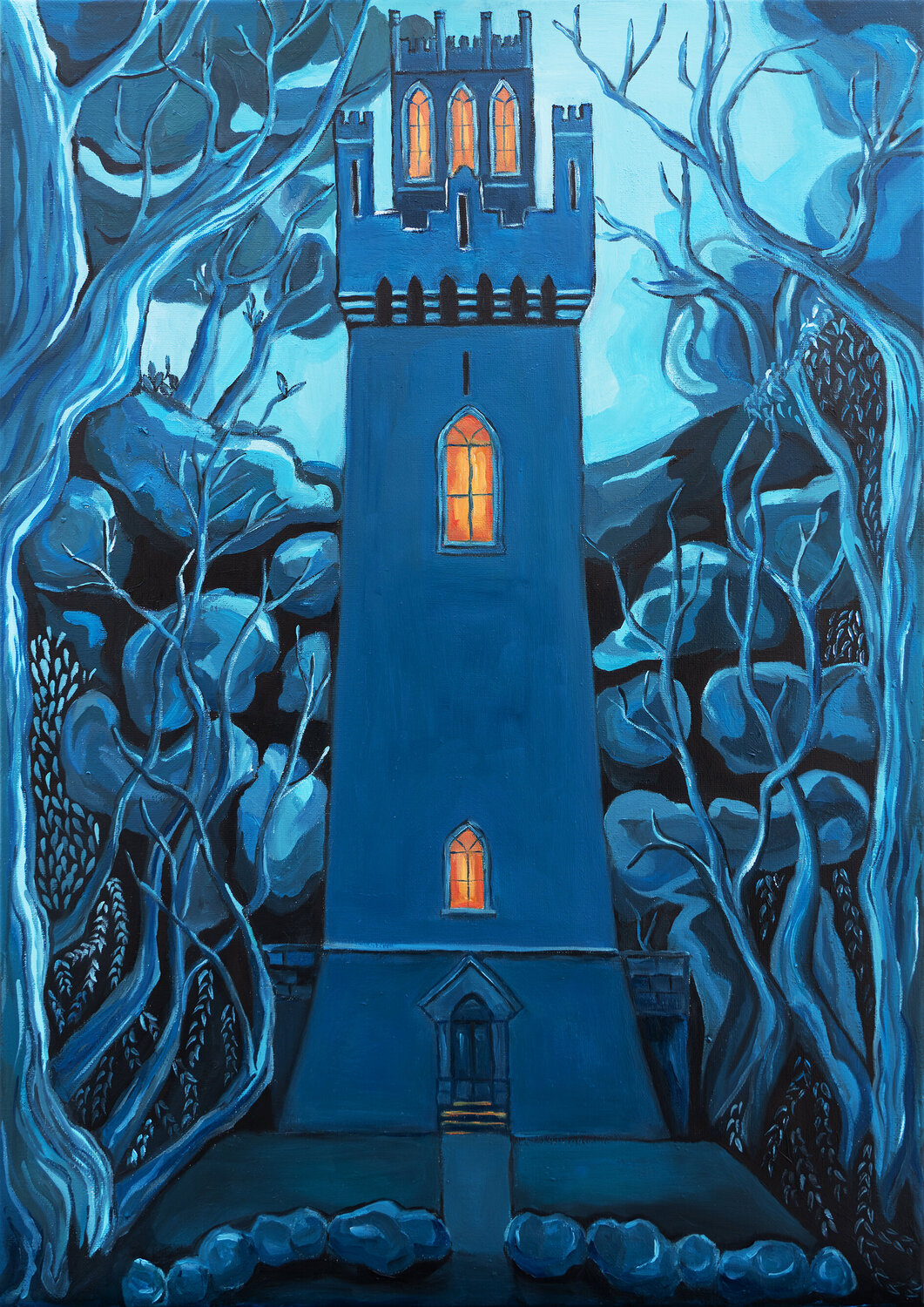 Guernsey | Victoria Tower Natasha K. He Original painting for sale