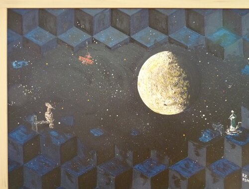 Der Planet Merkur von Rainer Kruse, Malerei kaufen auf Select