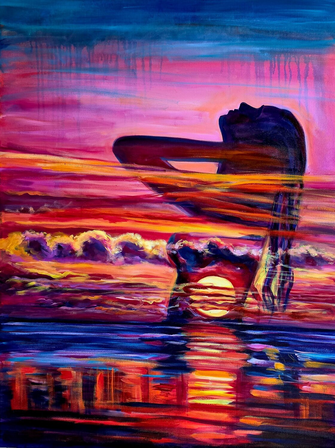 Unburdened ELENA LE CLAIRE Original painting for sale