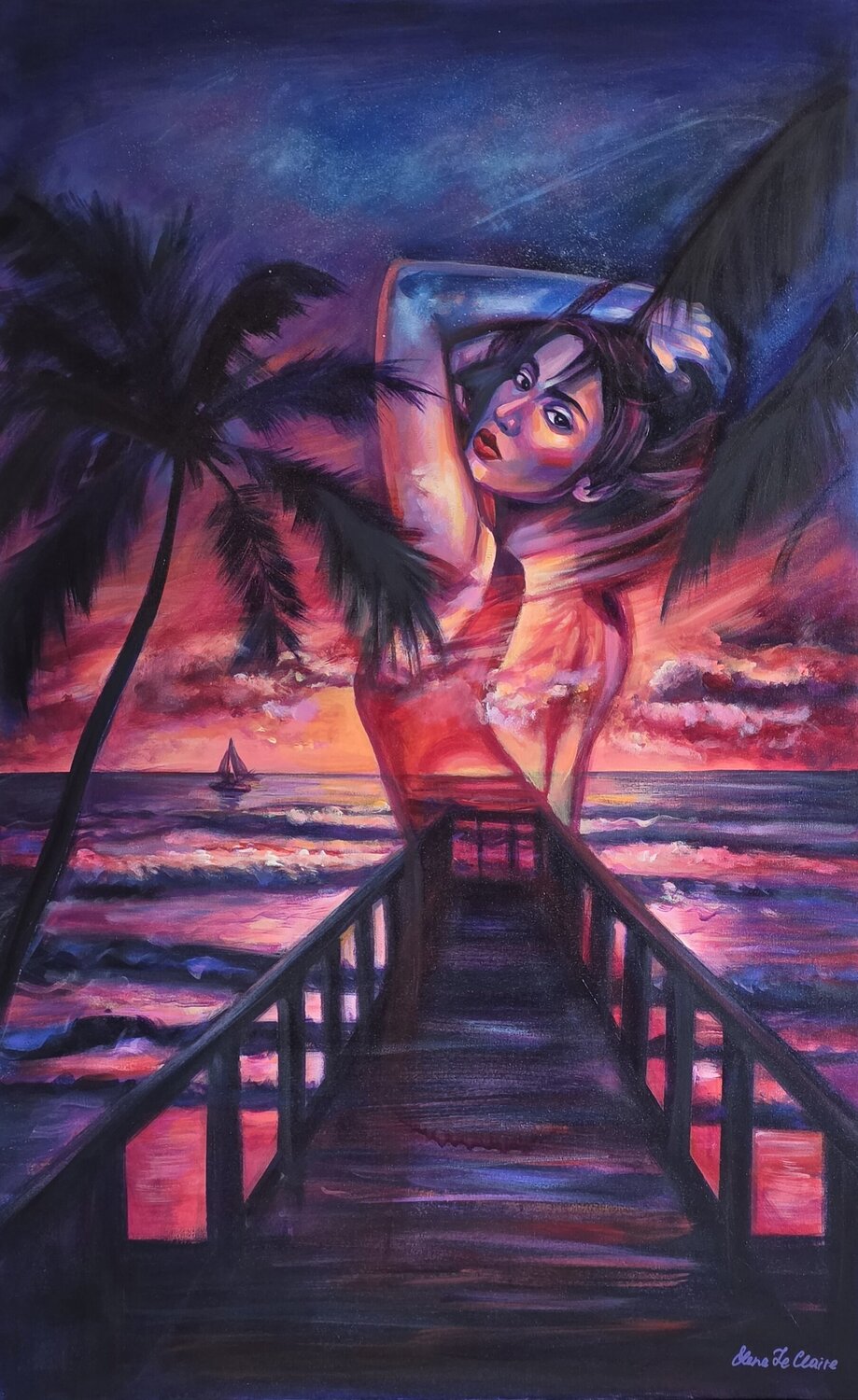 Unbroken ELENA LE CLAIRE Original painting for sale