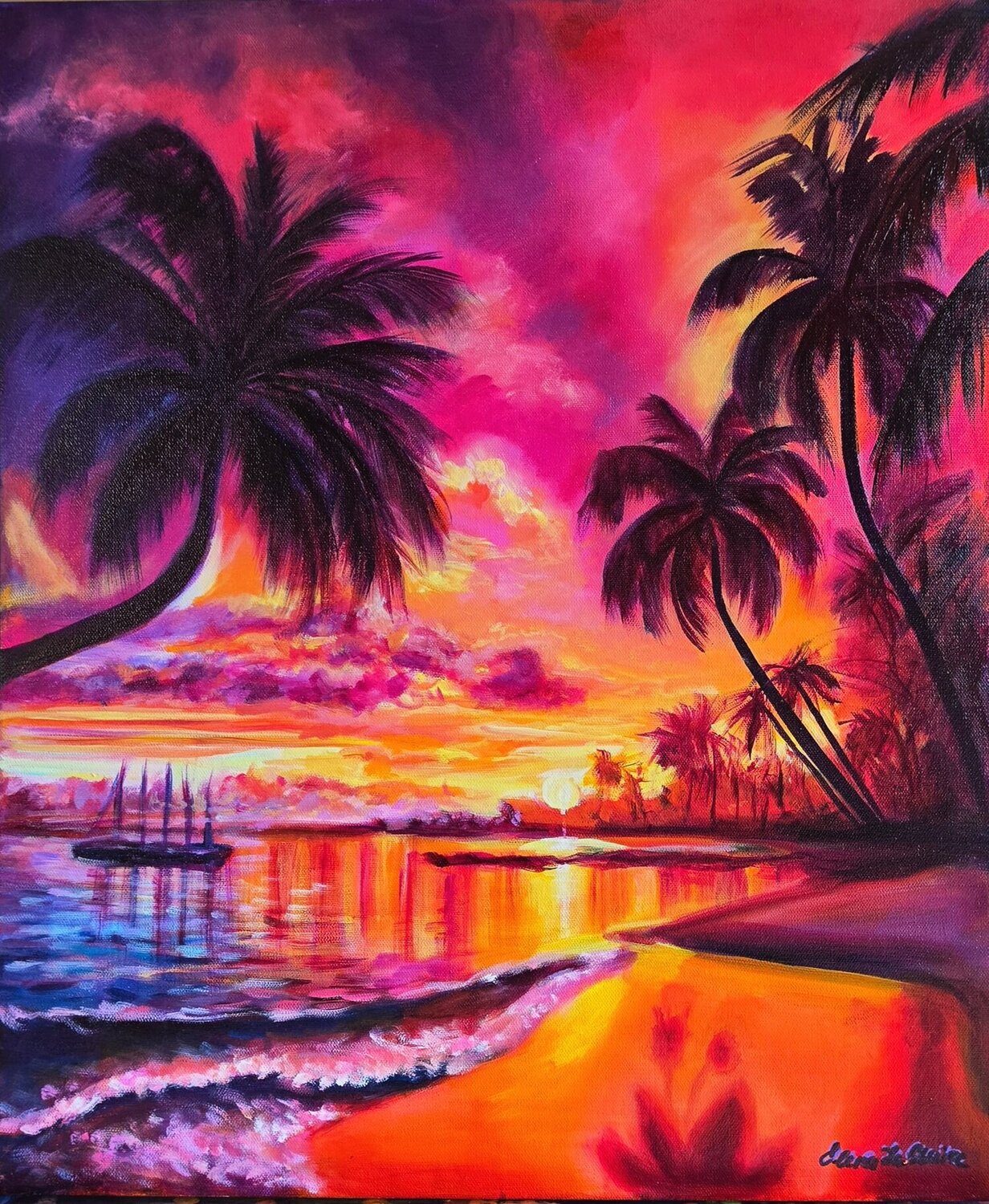 Twilight Alchemy ELENA LE CLAIRE Original painting for sale