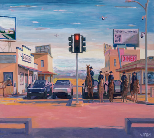Quiet Hours by Papayon, Painting for Sale on Select