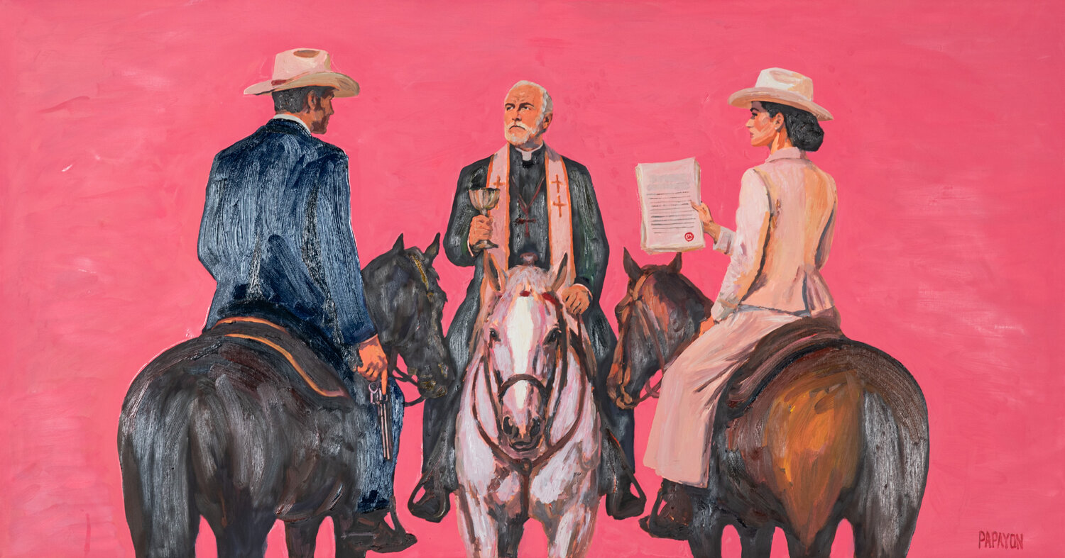 The Last Signature Papayon Original painting for sale