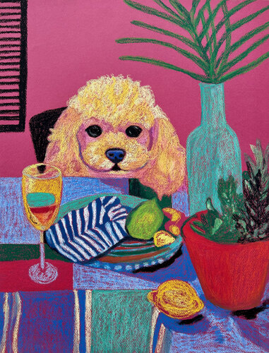 Table for Two by Alina Timoshenko, Drawing for Sale on Select