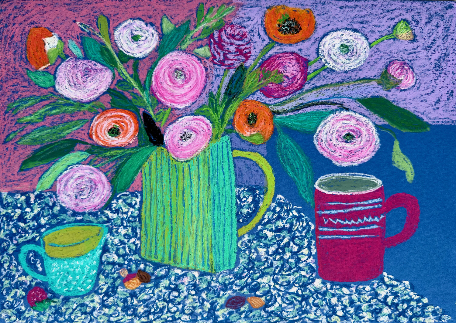 Morning Bouquet Alina Timoshenko Drawing for sale