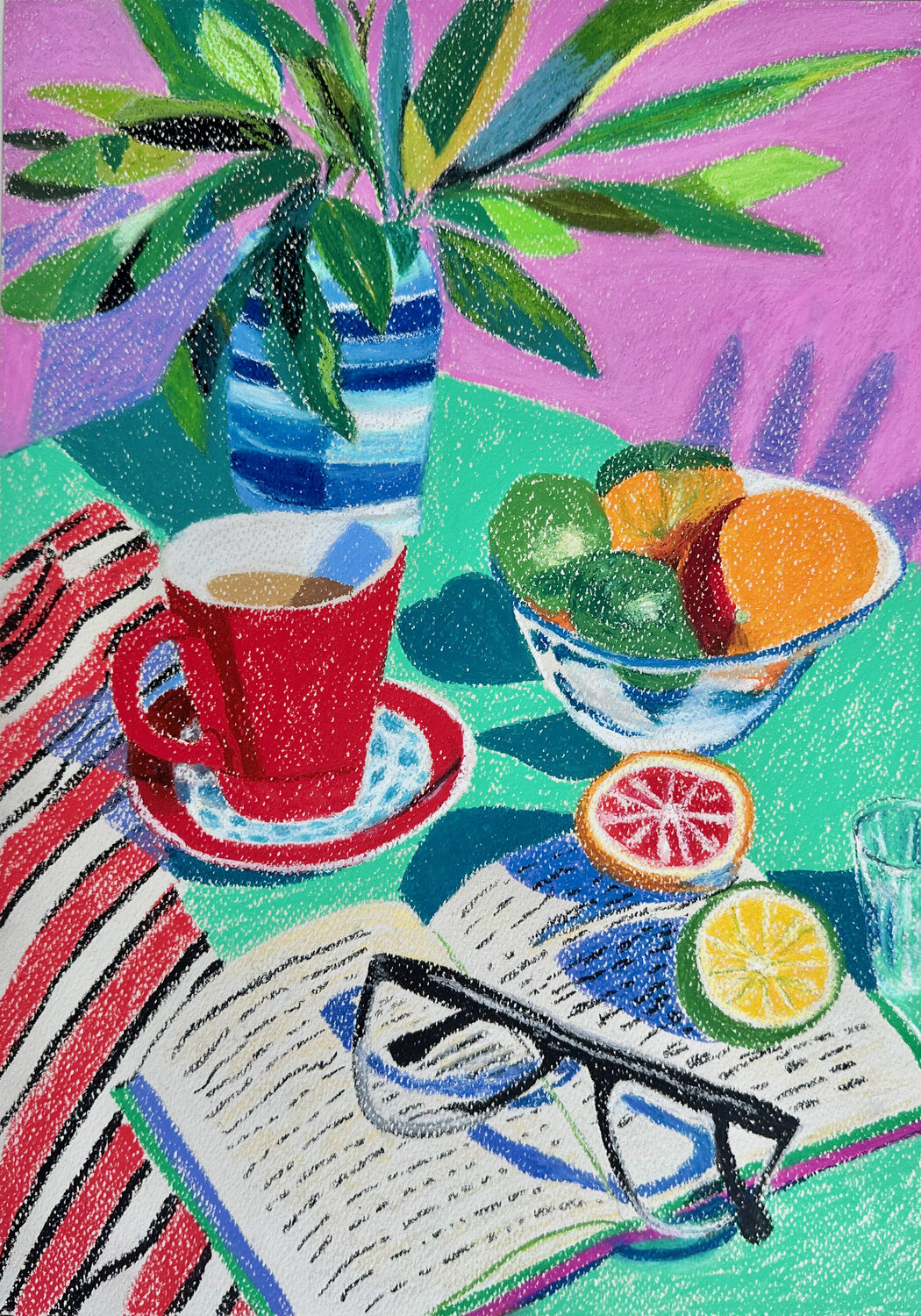 Morning Still Life Alina Timoshenko Drawing for sale