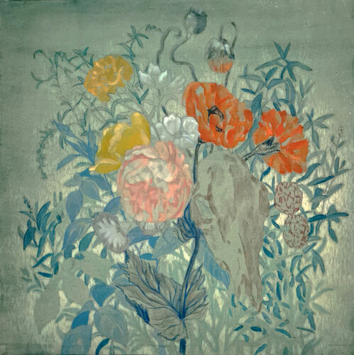 Cespuglio dell'Altrove II by Elisa Zadi, Painting for Sale on Select
