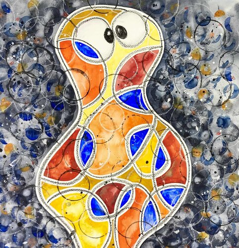 Influential by Myrjam De Keyser, Painting for Sale on Select