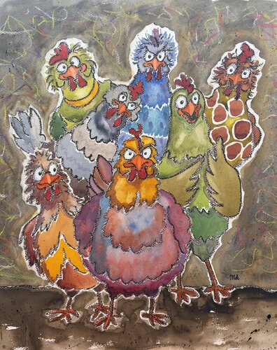 Alert by Myrjam De Keyser, Painting for Sale on Select