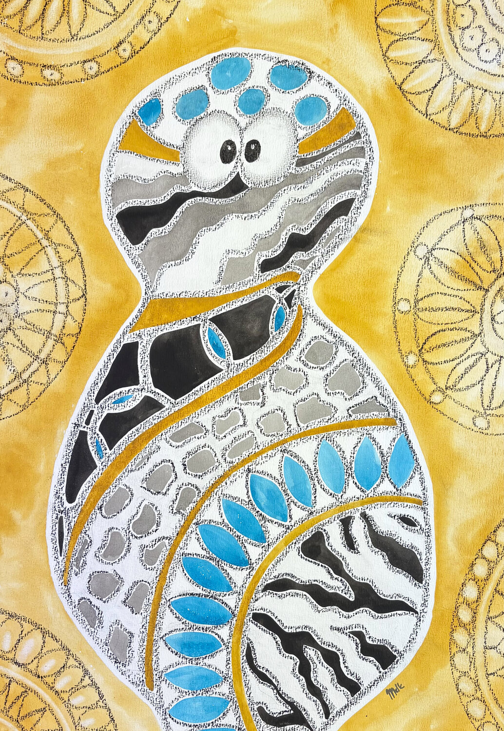 Aging gracefully Myrjam De Keyser Original painting for sale