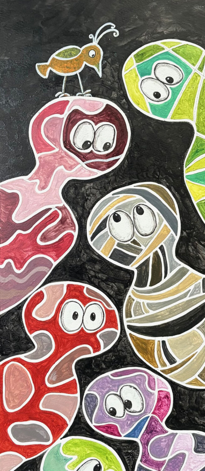 Careful Myrjam De Keyser Original painting for sale