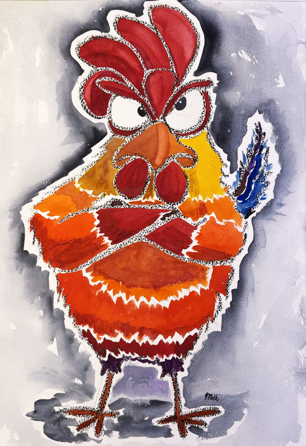 Bossy Myrjam De Keyser Original painting for sale